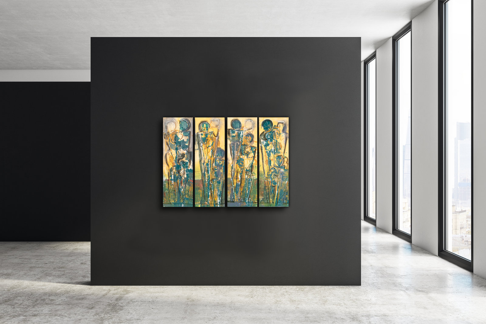 Schwesternschaft, 90cm x 30cm