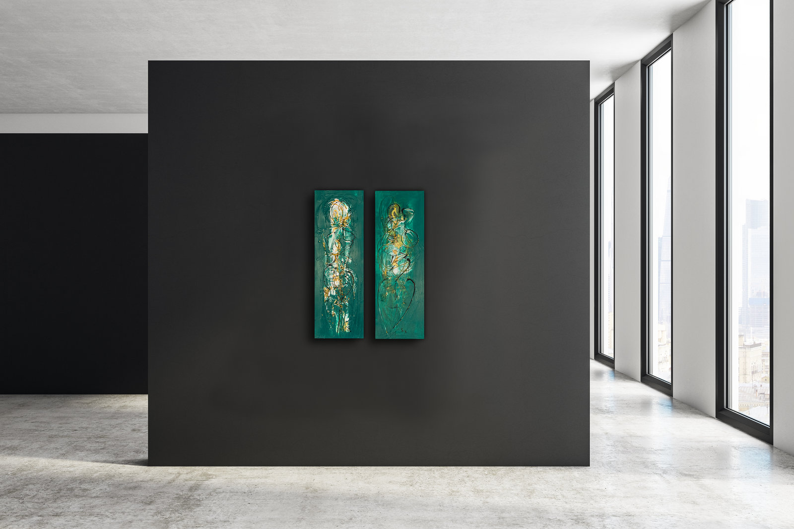 Golden Soul, 90cm x 30cm